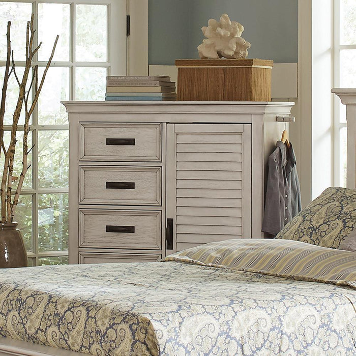 Franco 5-drawer Chest Antique White - Imperial Furniture (Las Vegas, NV) - Multi Location