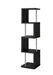Baxter 4-shelf Bookcase Black and Chrome - Imperial Furniture (Las Vegas, NV) - Multi Location