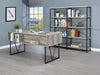 Analiese 4-drawer Writing Desk Grey Driftwood - Imperial Furniture (Las Vegas, NV) - Multi Location