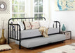 Marina Twin Metal Daybed with Trundle Black - Imperial Furniture (Las Vegas, NV) - Multi Location