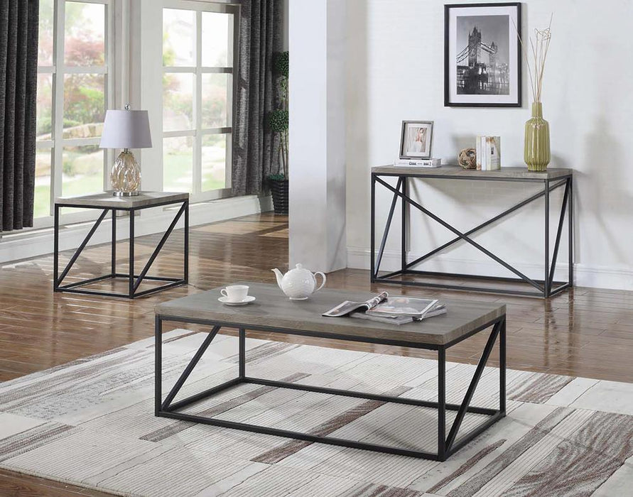 Birdie Rectangular Coffee Table Sonoma Grey - Imperial Furniture (Las Vegas, NV) - Multi Location