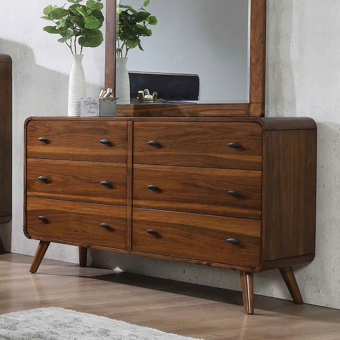 Robyn 6-drawer Dresser Dark Walnut - Imperial Furniture (Las Vegas, NV) - Multi Location
