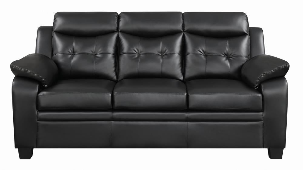 Finley Tufted Upholstered Sofa Black - Imperial Furniture (Las Vegas, NV) - Multi Location
