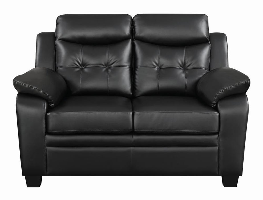 Finley Tufted Upholstered Loveseat Black - Imperial Furniture (Las Vegas, NV) - Multi Location