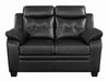 Finley Tufted Upholstered Loveseat Black - Imperial Furniture (Las Vegas, NV) - Multi Location