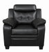 Finley Tufted Upholstered Chair Black - Imperial Furniture (Las Vegas, NV) - Multi Location