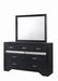Miranda 7-drawer Dresser Black and Rhinestone - Imperial Furniture (Las Vegas, NV) - Multi Location