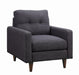 Watsonville Tufted Back Chair Grey - Imperial Furniture (Las Vegas, NV) - Multi Location