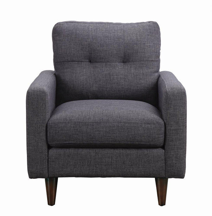 Watsonville Tufted Back Chair Grey - Imperial Furniture (Las Vegas, NV) - Multi Location