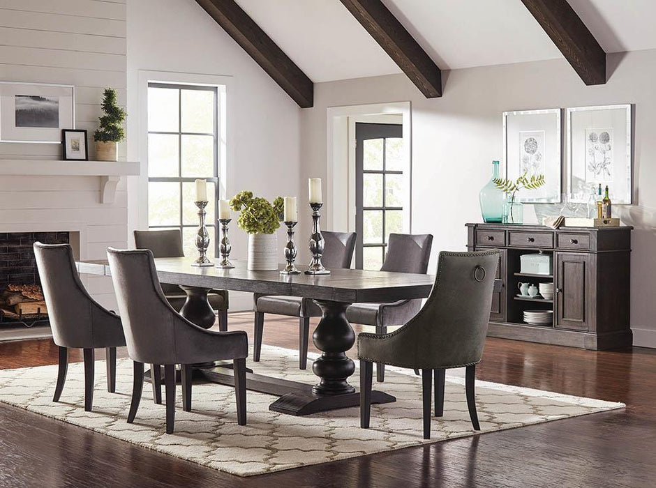 Phelps Rectangular Dining Table Antique Noir - Imperial Furniture (Las Vegas, NV) - Multi Location