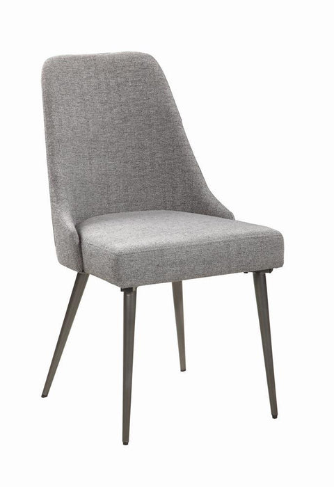 Alan Upholstered Dining Chairs Grey (Set of 2) - Imperial Furniture (Las Vegas, NV) - Multi Location