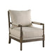 Blanchett Cushion Back Accent Chair Beige and Natural - Imperial Furniture (Las Vegas, NV) - Multi Location