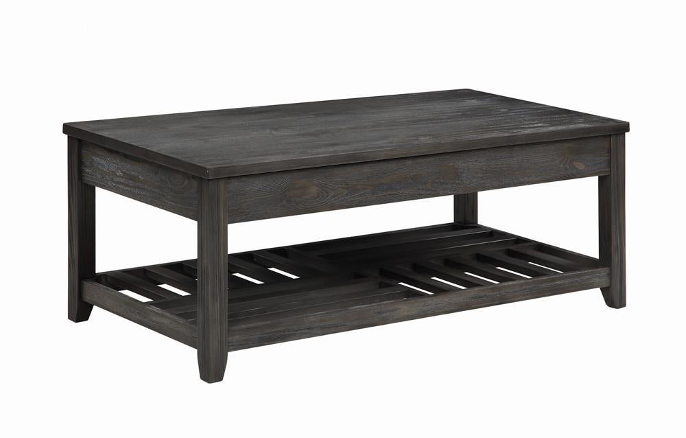 Cliffview Lift Top Coffee Table with Storage Cavities Grey - Imperial Furniture (Las Vegas, NV) - Multi Location