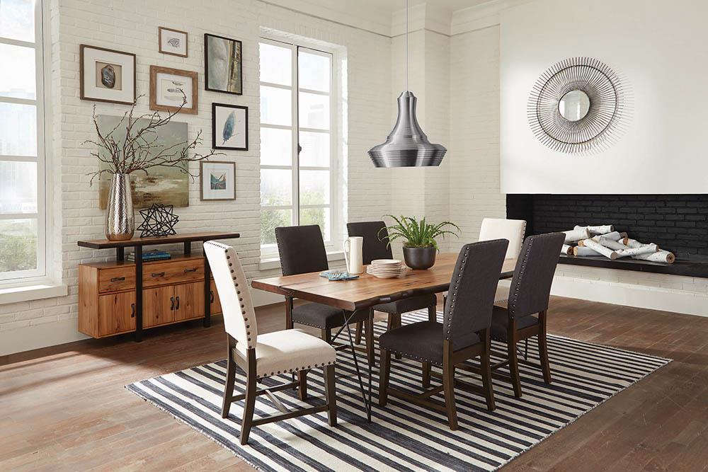 Twain Upholstered Side Chairs Beige (Set of 2) - Imperial Furniture (Las Vegas, NV) - Multi Location