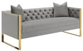 Eastbrook Tufted Back Sofa Grey - Imperial Furniture (Las Vegas, NV) - Multi Location