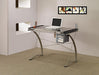 Melo 3-Drawer Drafting Desk Champagne - Imperial Furniture (Las Vegas, NV) - Multi Location