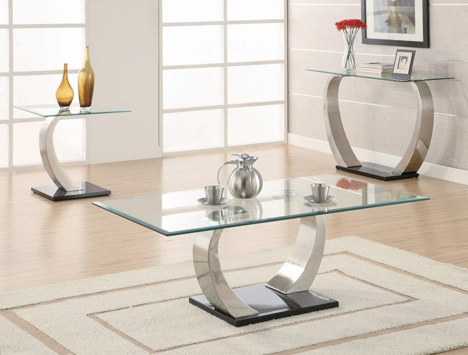 Pruitt Rectangular Sofa Table Satin - Imperial Furniture (Las Vegas, NV) - Multi Location
