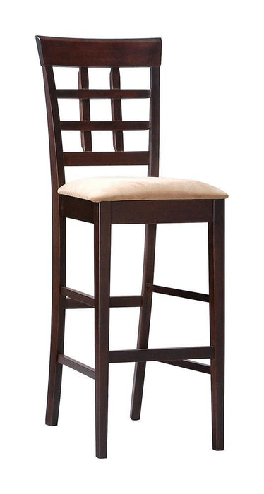 Gabriel Upholstered Counter Height Stools Cappuccino and Beige (Set of 2) - Imperial Furniture (Las Vegas, NV) - Multi Location