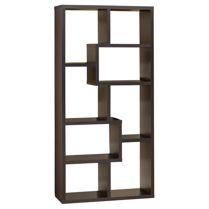 Theo 10-shelf Bookcase Cappuccino - Imperial Furniture (Las Vegas, NV) - Multi Location