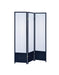 Calix 3-panel Folding Floor Screen Translucent and Black - Imperial Furniture (Las Vegas, NV) - Multi Location