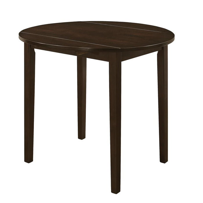 Bucknell 3-piece Dining Set with Drop Leaf Cappuccino and Tan - Imperial Furniture (Las Vegas, NV) - Multi Location