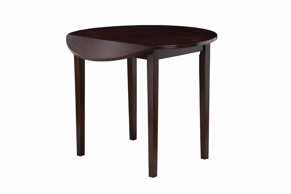 Bucknell 3-piece Dining Set with Drop Leaf Cappuccino and Tan - Imperial Furniture (Las Vegas, NV) - Multi Location