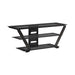 Donlyn 2-tier TV Console Black - Imperial Furniture (Las Vegas, NV) - Multi Location