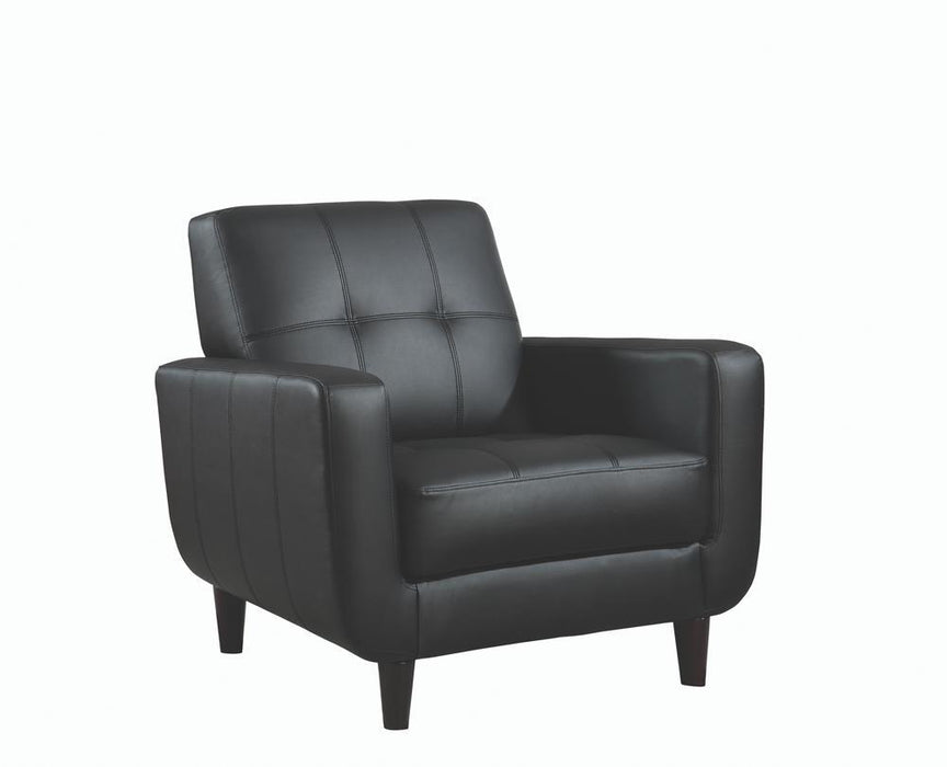 Aaron Padded Seat Accent Chair Black - Imperial Furniture (Las Vegas, NV) - Multi Location