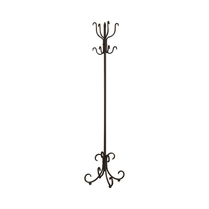 Kiefer Coat Rack with 12 Hooks Black - Imperial Furniture (Las Vegas, NV) - Multi Location