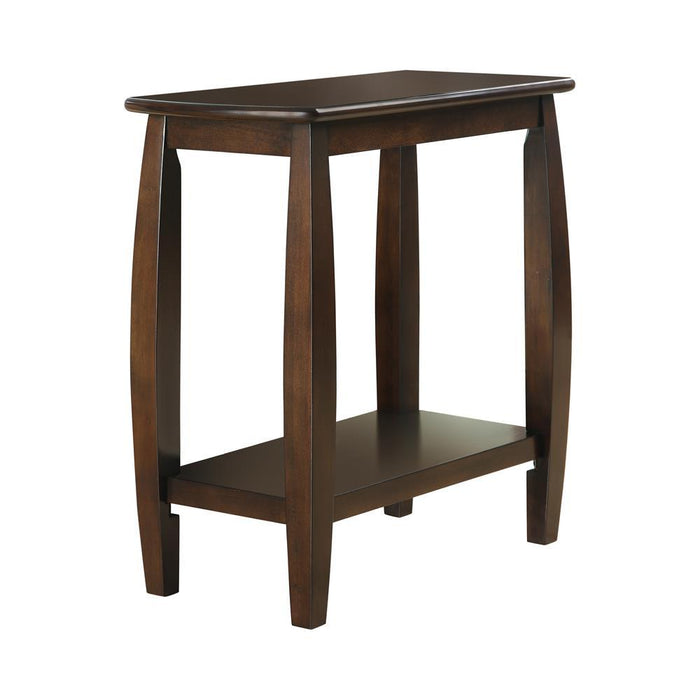 Raphael 1-shelf Chairside Table Cappuccino - Imperial Furniture (Las Vegas, NV) - Multi Location