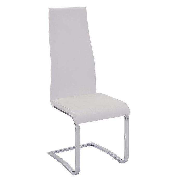 Montclair High Back Dining Chairs Black and Chrome (Set of 4) - Imperial Furniture (Las Vegas, NV) - Multi Location
