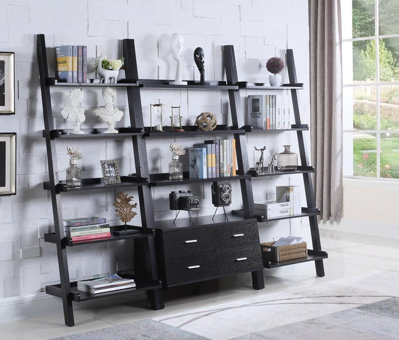 Colella 4-drawer Storage Bookcase Cappuccino - Imperial Furniture (Las Vegas, NV) - Multi Location
