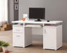 Tracy 2-drawer Computer Desk White - Imperial Furniture (Las Vegas, NV) - Multi Location