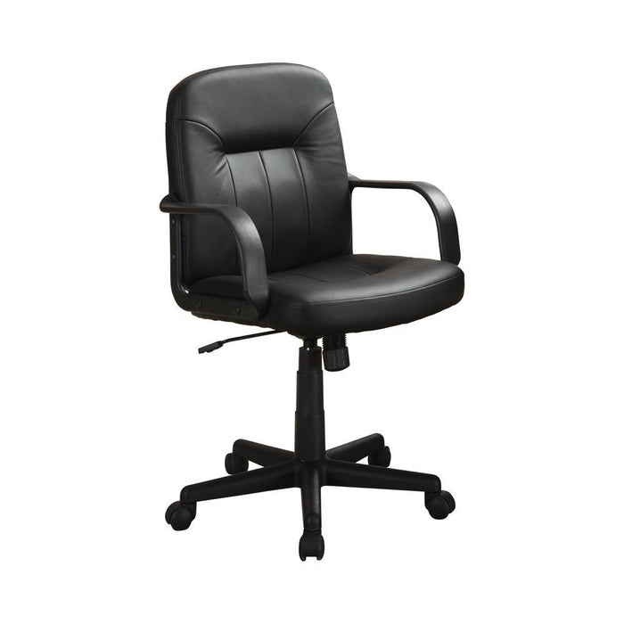 Minato Adjustable Height Office Chair Black - Imperial Furniture (Las Vegas, NV) - Multi Location