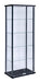 Delphinium 5-shelf Glass Curio Cabinet Black and Clear - Imperial Furniture (Las Vegas, NV) - Multi Location