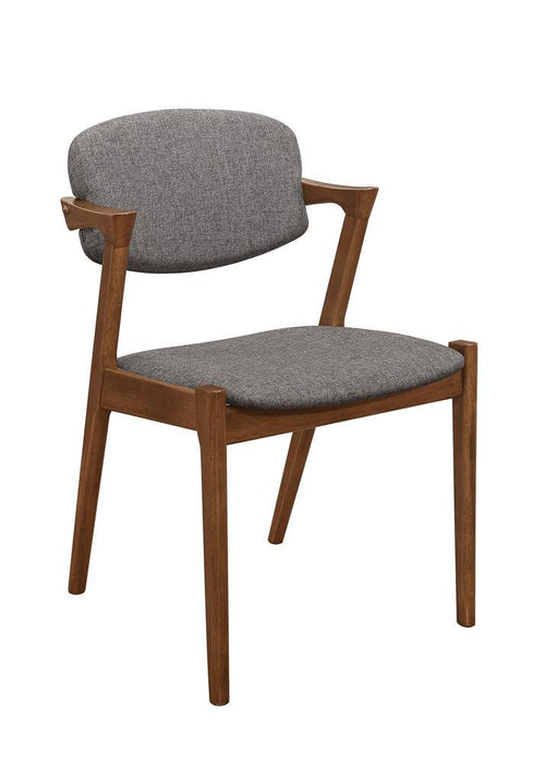Malone Dining Side Chairs Grey and Dark Walnut (Set of 2) - Imperial Furniture (Las Vegas, NV) - Multi Location