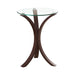 Edgar Round Accent Table Cappuccino - Imperial Furniture (Las Vegas, NV) - Multi Location