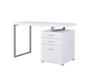 Brennan 3-drawer Office Desk White - Imperial Furniture (Las Vegas, NV) - Multi Location