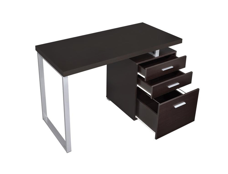 Brennan 3-drawer Office Desk Cappuccino - Imperial Furniture (Las Vegas, NV) - Multi Location