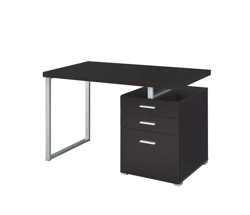 Brennan 3-drawer Office Desk Cappuccino - Imperial Furniture (Las Vegas, NV) - Multi Location