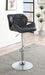 Berrington Adjustable Bar Stools Chrome and Black (Set of 2) - Imperial Furniture (Las Vegas, NV) - Multi Location
