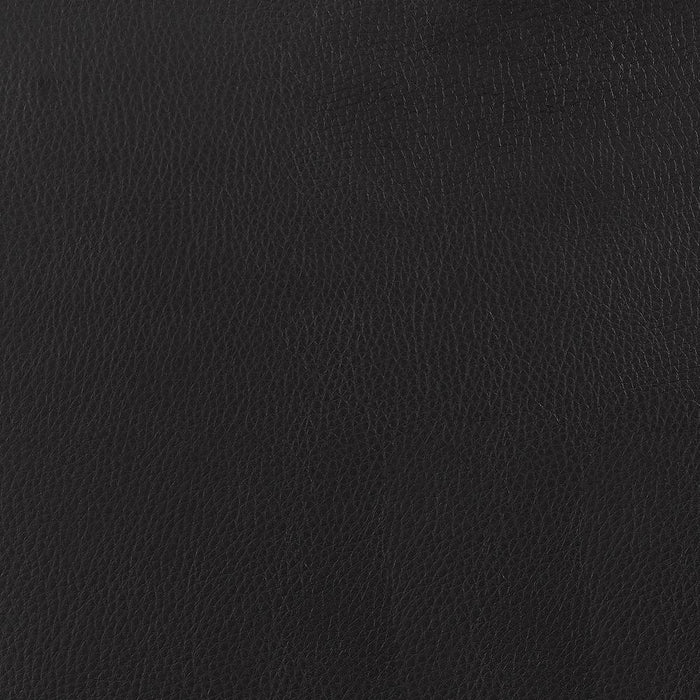 Bowman Round Upholstered Ottoman Black - Imperial Furniture (Las Vegas, NV) - Multi Location