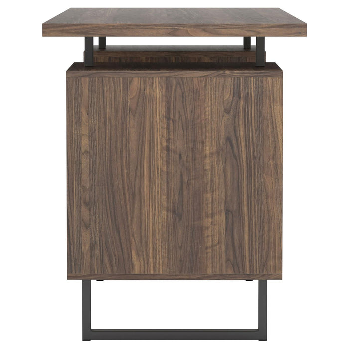 Lawtey Floating Top Office Desk Weathered Grey - Imperial Furniture (Las Vegas, NV) - Multi Location