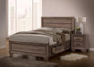 Kauffman California King, E.king, & Queen Panel Bed Washed Taupe - Imperial Furniture (Las Vegas, NV) - Multi Location