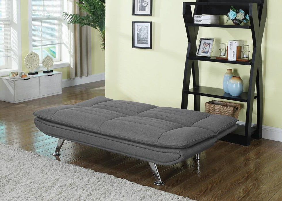 Julian Upholstered Sofa Bed with Pillow-top Seating Grey - Imperial Furniture (Las Vegas, NV) - Multi Location