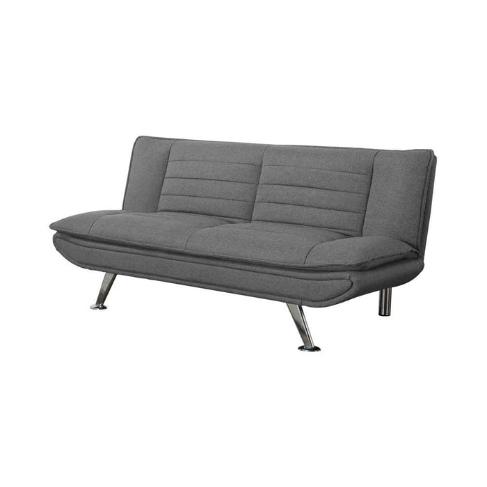 Julian Upholstered Sofa Bed with Pillow-top Seating Grey - Imperial Furniture (Las Vegas, NV) - Multi Location
