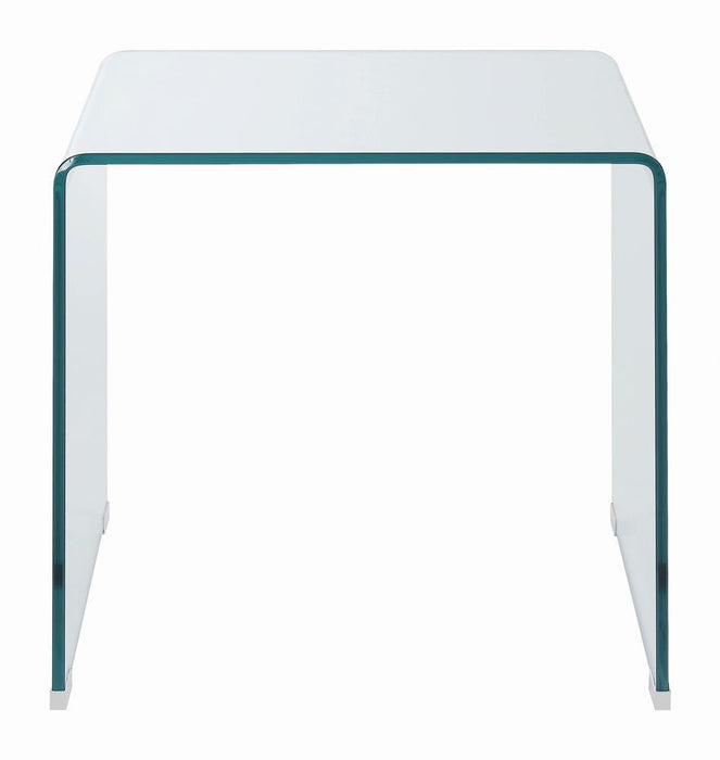 Ripley Square End Table Clear - Imperial Furniture (Las Vegas, NV) - Multi Location