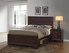 Kauffman California King, Eastren king, & Queen Storage Bed Dark Cocoa - Imperial Furniture (Las Vegas, NV) - Multi Location