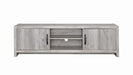 Burke 2-drawer TV Console Grey Driftwood - Imperial Furniture (Las Vegas, NV) - Multi Location