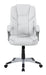 Kaffir Adjustable Height Office Chair White and Silver - Imperial Furniture (Las Vegas, NV) - Multi Location
